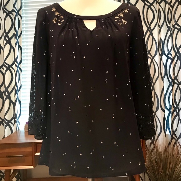 Anthropologie Tops - NWT Maeve Navy and Stars Blouse